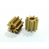 Brass pinion 9t. Diam. 5,4mm