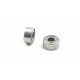 Steel ball bearing 5mm x 2mm. Flanged.