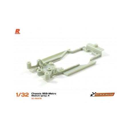 Chassis R para Porsche 959 e MG Metro Medium Grey