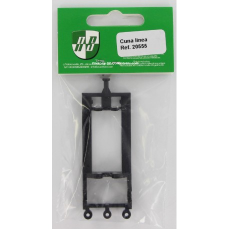 Suporte de motor em linha preto