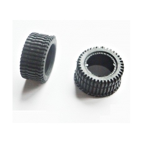 Pneus Slick Raiado 1/32 Agulha