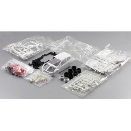 Peugeot 208 White Racing Kit in Line