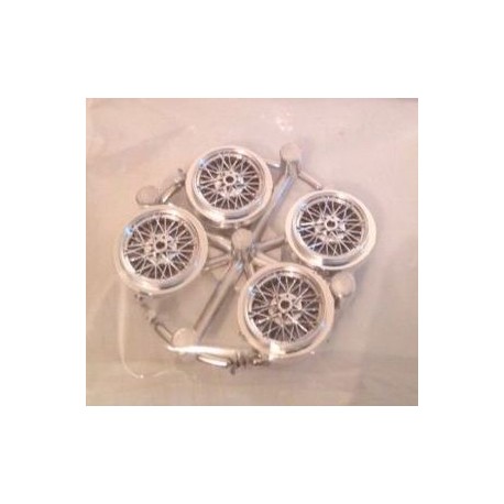 4 Jantes clássicas de 32 raios c/ 8 porcas borboleta