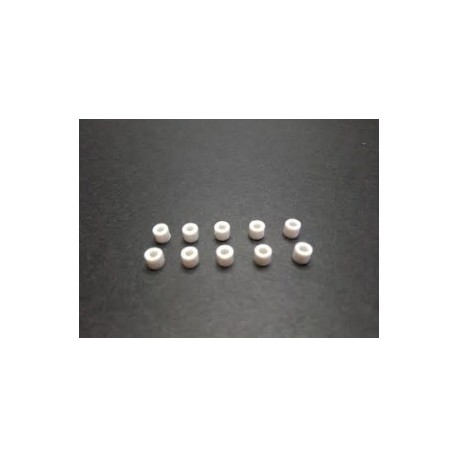 10 X Separadores 4 mm para eixo 3/32