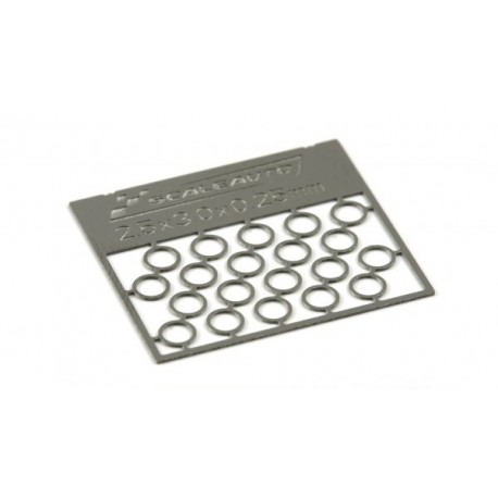 Espaçador 0,25mm para eixo 3/32