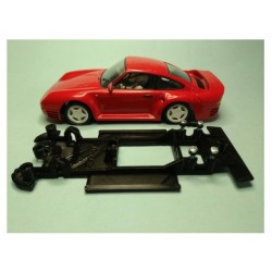 Chassis linear Porsche 959 MSC preto