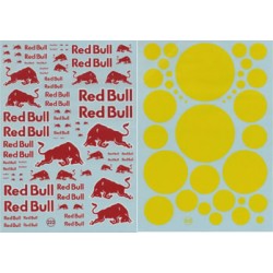 Decalques Red Bull 1/24 1/32