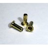 Long brass terminals (medium diameter) (X10)
