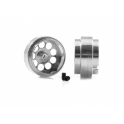 Jante em alumínio 16.5x10mm. Lightweight para veios 3/32. Parafuso M2, Peso 1,1 gr