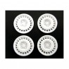 Tapacubos Type OZ 15,9mm blanca (Comp. Sloting Plus)