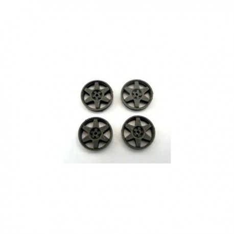 Tampas de roda Type Subaru 15,9mm Antracite (Comp. Sloting Plus)