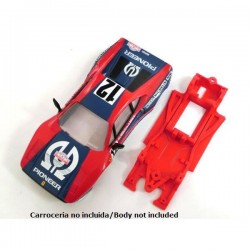 Simple inline chassis block Ferrari GTO (Comp. Scaletrix)