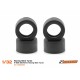 Pneu A-S25 20x10mm Racing Slick (Shore 25) para jante de 15,8 a 17mm