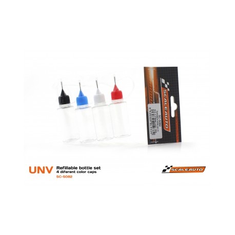 Bote para líquidos com Aplicador (Tampoes em 4 cores.