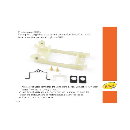 Suporte Motor Boxer/Flat6 In-Line Offset 1,0mm