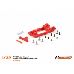 InLine Motor support RT3 Offset 0.0 Extra-Hard, Red