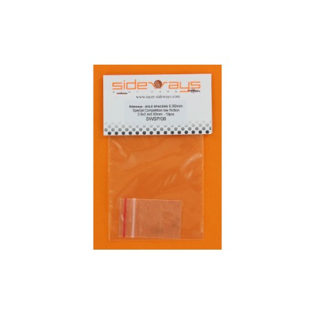 0.50mm 2.38mm Shaft Spacers - Low Friction