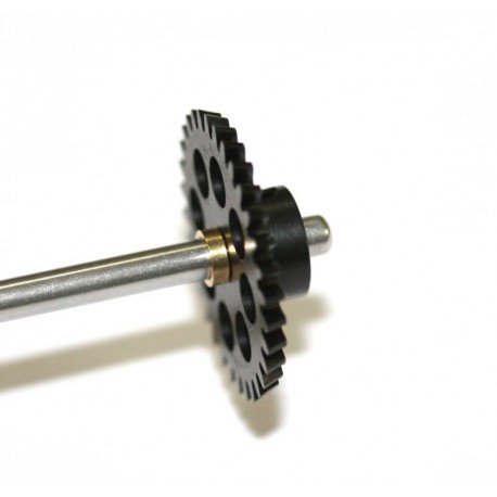 Corona Z32 x 17 Ø engranaje angular NEGRO -ESTÁNDAR INVERTIDO-