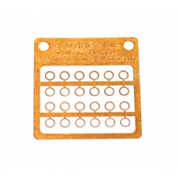 SEPARADOR 0,20 MM. MINI BRONCE EJE 2,38 MM 24 UDS