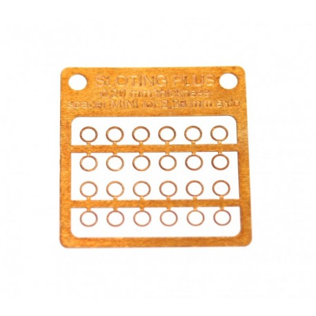 SEPARADOR 0,20 MM. MINI BRONCE EJE 2,38 MM 24 UDS