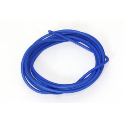 Cable 1mm. azul siliconado 1m