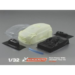 Carrocería Ford Fiesta WRC en Fibra Ultraligera. SCALEAUTO