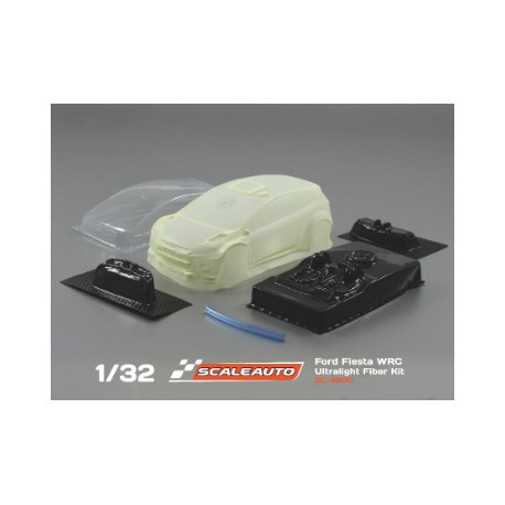 Carrocería Ford Fiesta WRC en Fibra Ultraligera. SCALEAUTO