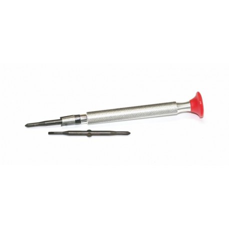 RED double-ended screwdriver