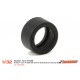 Rubber A-S25 (Shore 25) 19.5x10.5mm Racing Slick for 15.8 to 17mm wheels.