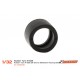 Rubber Tire A-S25 (Shore 25) 19x10,5mm Racing Slick for Rims from 15.8 to 17mm.