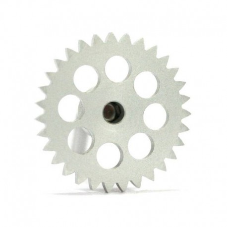 Coroa 18X Z31 em Alumínio Sidewinder Prateada