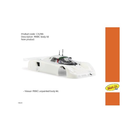 Carrocería Nissan R89C en kit blanca SLOT IT