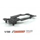 Chasis R para Subaru Impreza WRC Hard. Negro SCALEAUTO