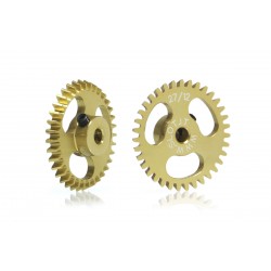 Corona 35 dientes, aligerado, tornillo hexagonal M2, ergal, Ø18mm