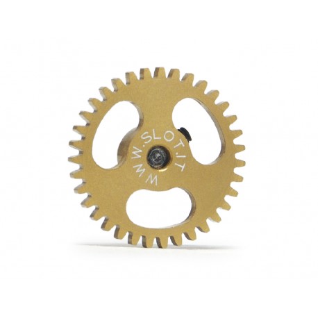 35 dientes, aligerado, tornillo hexagonal M2, ergal, Ø18mm