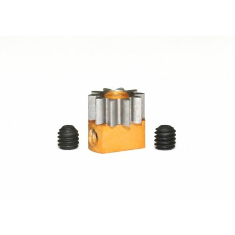 Pinhão removível 6,5 x Z10 STEEL