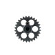ALUMINIUM GEAR 3/32 - 28 TEETH Ø 16.8mm