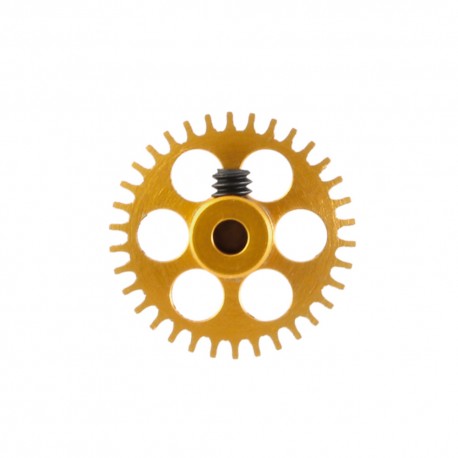 ENGRANAJE ALUMINIO 3/32 - 34 DIENTES Ø 17.5mm