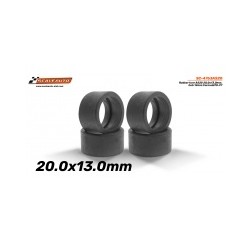 Neum. Goma AS20 (Shore 20) 20x13,0mm Racing Slick para Llantas 14mm. Formula90-97