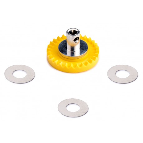 Corona 28d. In-Line Modular para Ejes 2.38mm. Tornillo allen M2.