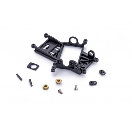 Suporte de motor de fibra de carbono Evo-6 Anglewinder Offset 1,25 mm para rolamentos de esferas.