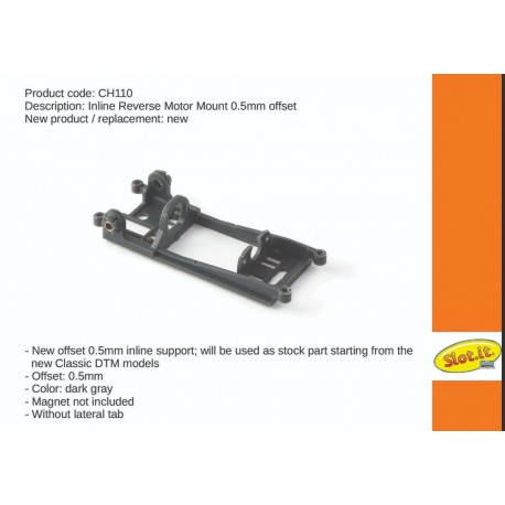 In-Line Motor Support DTM/Gr.C Reverse Offset 0.5mm.
