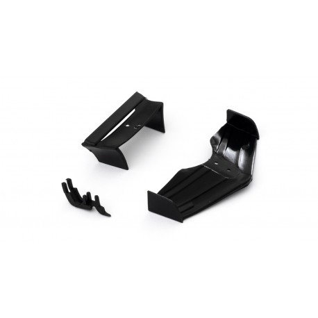 Flexible front and rear spoiler for Formula 22