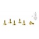 Special Conical Head Suspension Screws 4.8mm M2x5mm in Brass.