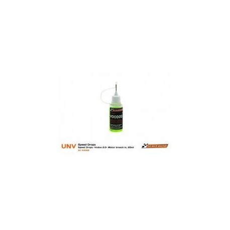 Speed ​​​​Drops Liquid -Vodoo 3.0- para motores e tranças. Frasco de 20ml.