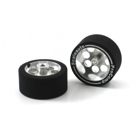 Procomp-1 Roda de 27,5x13mm de espessura para eixo de 3mm. Jante em alumínio ø21mm