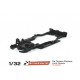 Chasis R para De Tomaso Pantera Gr.3 Hard. Negro SCALEAUTO