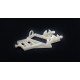 Hard Fixed Angle Crib - White