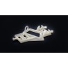 Hard Fixed Angle Crib - White