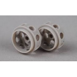 DELRIN rims 15.5 X 9 mm (X2) GRAY